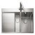 Rectangle Cosmo CSM9602L 1.5B Sink LHD Stainless Steel