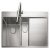 Rectangle Cosmo CSM9602R 1.5B Sink RHD Stainless Steel