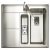 Rectangle Arlington AR9852L 1.5B Sink LHD Stainless Steel