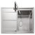 Rectangle Arlington ARL1051 1.0B Sink Rev Stainless Steel