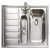 Rectangle Manhattan MN10102L 1.5B Sink LHD Stainless Steel