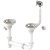 LE WAST04/ Waste+Overflow Dbl Stainless Steel