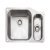 Rectangle Atl.Classic UB4015 1.5B Sink RHHB Stainless Steel