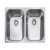 Rectangle Atl.Classic UB3535 2.0B Sink UH Stainless Steel