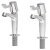 High Neck Pillar Taps Brs+Stainless Steel PC
