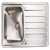 Hafele Abbey 965mm 1.0B Sink Rev Stainless Steel