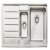 Veneto 970x500mm 1.5B Sink LHD 304 SSS