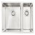 Murano 585x440mm 1.5B Sink RHHB 304 SSS