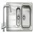 Rectangle Glendale GL9502/TCAQ2CM 1.5B Sink+Tap