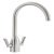 Abode AT2075 Airo Dual Lvr C-Tap Brushed Stainless Steel