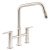 Abode AT2198 Hex Brg PO Dual Lvr Tap BN