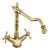 Abode AT1043 Melford Dual Ctr-Tap Brs
