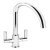 Abode AT2138 Globe Dual Lvr C-Tap Chrome