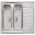 Abode AW5060 Connekt 2.0B Sink Rev Stainless Steel