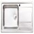 Abode AW5102 Ixis 1.0B Sink Rev Stainless Steel