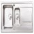 Abode AW5103 Ixis 1.5B Sink Rev Stainless Steel