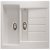 Abode AW3121 Xcite 1.5B Sink Rev Gr Wht