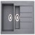 Abode AW3162 Xcite 1.5B Sink Rev Gr Grey