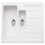 Abode AW1041 Acton 1.5B Sink Rev Cer Wht