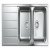 Grohe K500 1160mm 2.0B Sink/Drain UH Stainless Steel