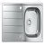 Grohe K200 860mm 1.0B Sink/Drain UH Stainless Steel