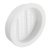 Vent Trim Rectangle D65mm Nail-in Plastic White