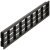 Ventilation Grille Rectangle 458x65mm Plastic Black