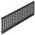 Ventilation Grille Rectangle 480x80mm Anodised Black 9005