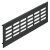Ventilation Grille Rectangle 130x250mm Aluminium Black 9005