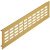 Ventilation Grille Rectangle 400x80mm Aluminium Gold