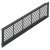 Ventilation Grille Rectangle 86x500mm Aluminium Black 9005