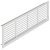 Ventilation Grille Rectangle 86x500mm Aluminium Silver Ano Fire Rated