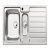 Abode AW5113 Neron 1.5B Sink Rev Stainless Steel