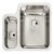 Abode AW5016 MX R50 1.5B Sink LHHB Stainless Steel