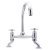 Bidbury&Co Sherborne Bridge Dual Tap Chrome