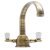Bidbury&Co Amesbury Dual Lvr C-Tap Polished Brass