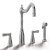 Bidbury&Co Stockwell 4H Ctry Tap Chrome