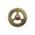 Bidbury&Co Luxury Overflow Rnd Polished Brass