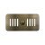 Bidbury&Co Luxury Overflow Sqr Polished Brass
