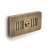 Bidbury&Co Luxury XL Overflow Square Polished Brass