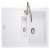 Rectangle Elements ELE1052CW 1.5B Sink Gr Wht