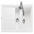 Rectangle Topaz Ign TOP1002AW/ 1.5B Sink Wht