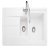 Rectangle Arlington CAR1052WH 1.5B Sink Cer Wht