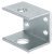 Screw On Bracket M10 U Shape Galvanised Steel