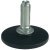 Adj Screw D50mm w Fixed Foot M10x34mm