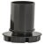 Plinth Foot+Shaft 120mm Plastic Black