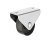 D25mm Castor Fixed without Brake Plastic Galvanised