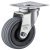 D75mm Castor Swivel without Brake Plastic Galvanised