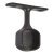WithRobe Oval End Support Zinc Alloy M.Black