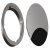 BachM Loop Round Cbl Outlet D80mm Zinc Alloy SSE